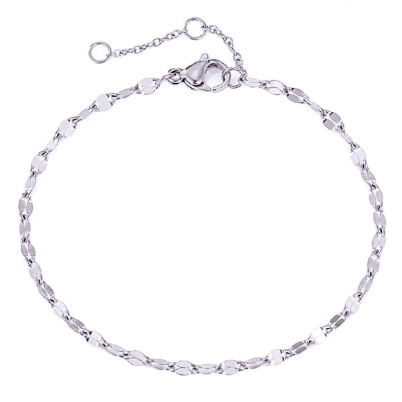 🔵𝟲𝟱%𝗢𝗙𝗙 𝗯𝘂𝗻𝗱𝗹𝗲𝘀 𝟯+🔵 NEW Lip Chain Stainless Steel Bracelet - Picture 9 of 15